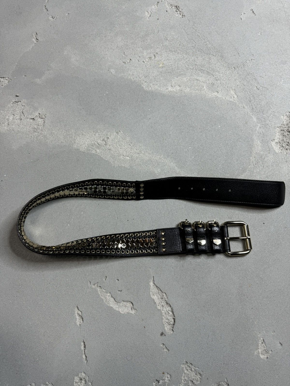 Versace Versace Wide Tan Leather and Gold Belt Size ONE SIZE - 4 Thumbnail