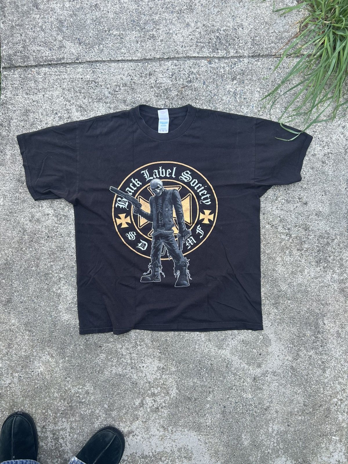 Vintage Vintage 2000s BLACK LABEL SOCIETY tee Size US XL / EU 56 / 4 - 1 Thumbnail