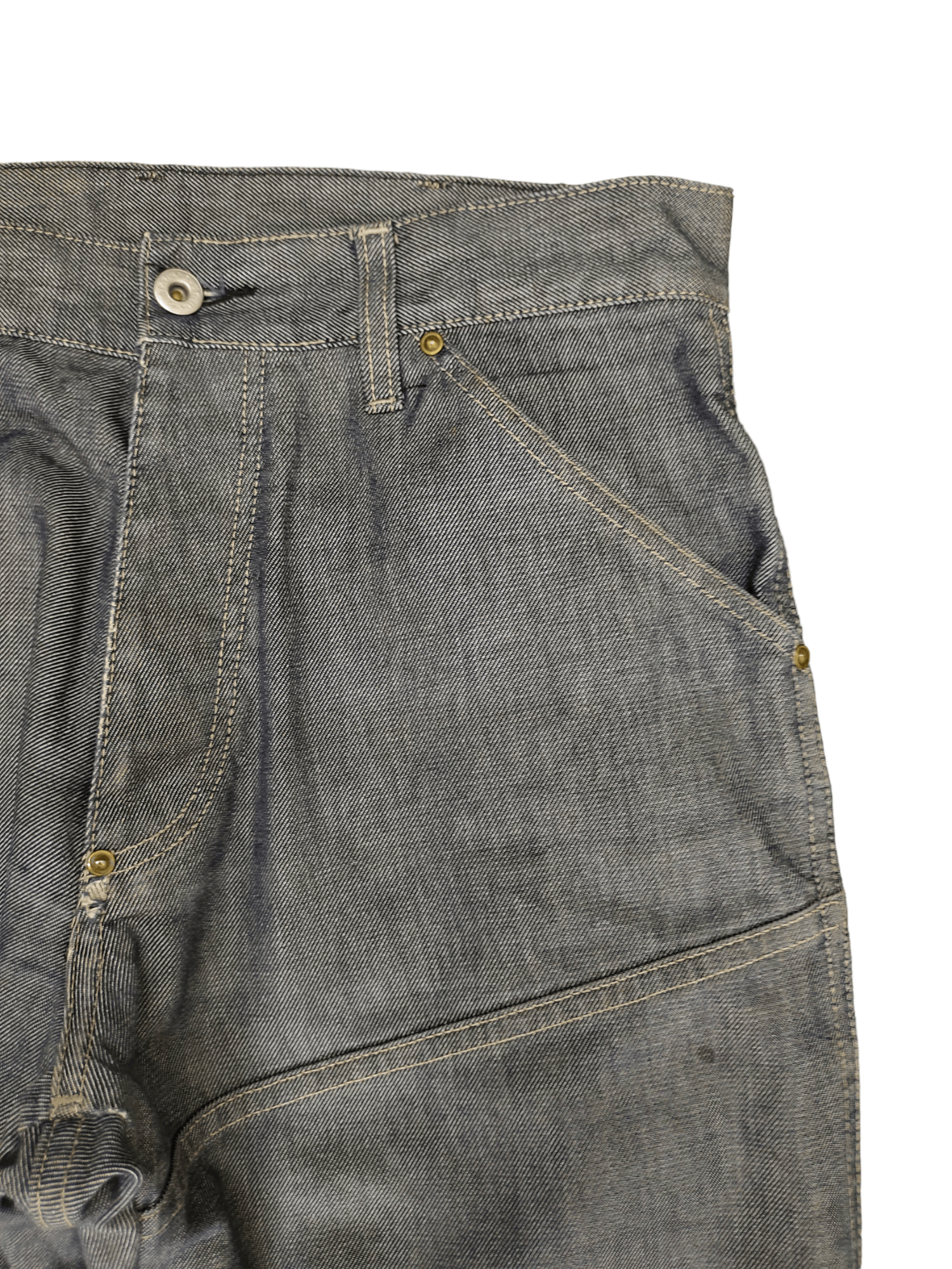 G-Star Vintage G Star Raw Denim Elwood Loose Distress Jeans Size US 31 - 11 Thumbnail