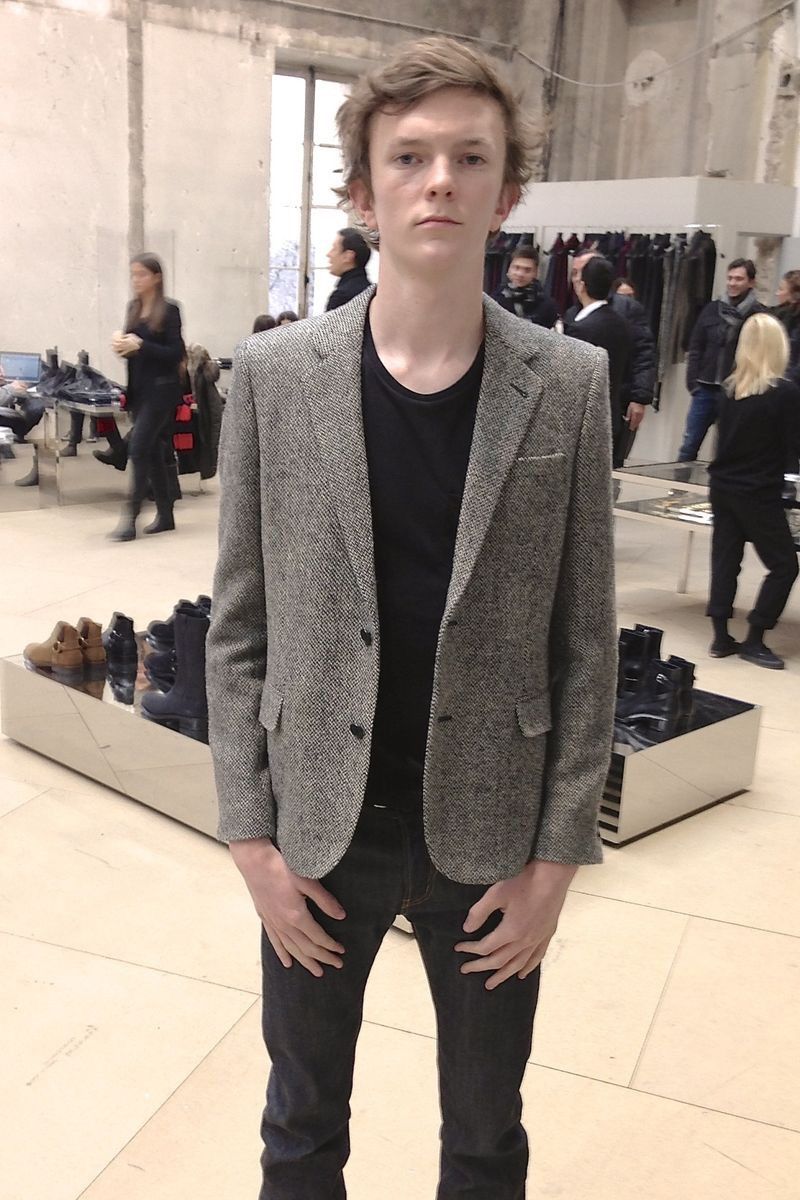 Hedi Slimane × Saint Laurent Paris Grail ! Saint Laurent Blazer Runway Size 36R - 2 Thumbnail