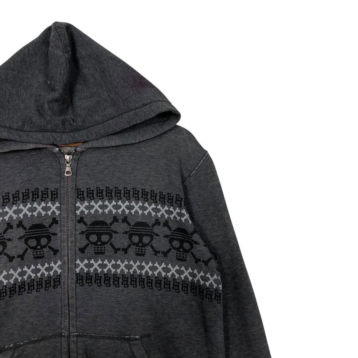 Japanese Brand 🔥VINTAGE ZIPPER HOODIE UNIQLO X ONE PIECE CARTOON Size US M / EU 48-50 / 2 - 8 Thumbnail