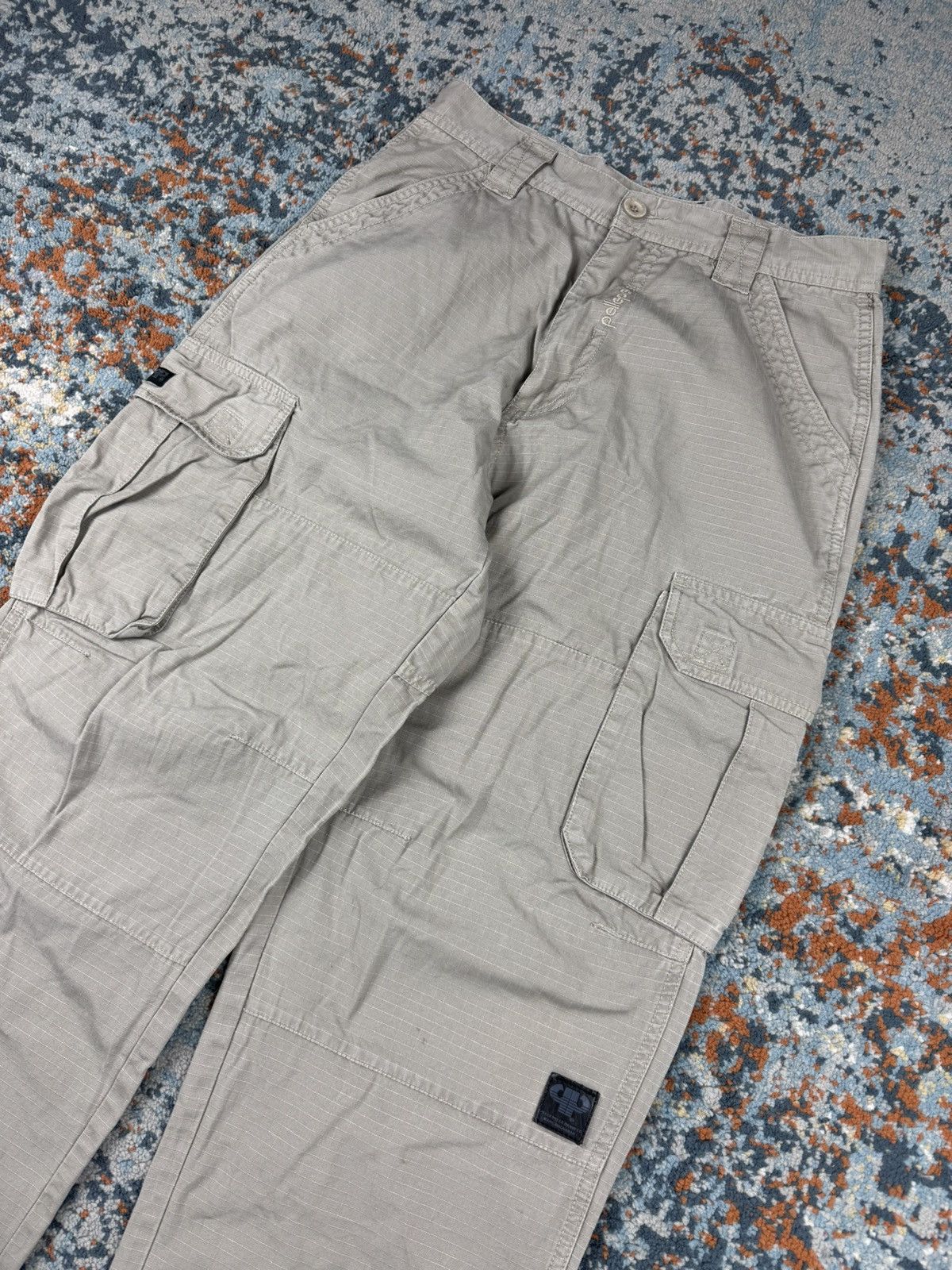 Pelle Pelle Vintage Y2K Pelle Pelle super baggy ripstop cargo pants Size US 29 - 3 Thumbnail