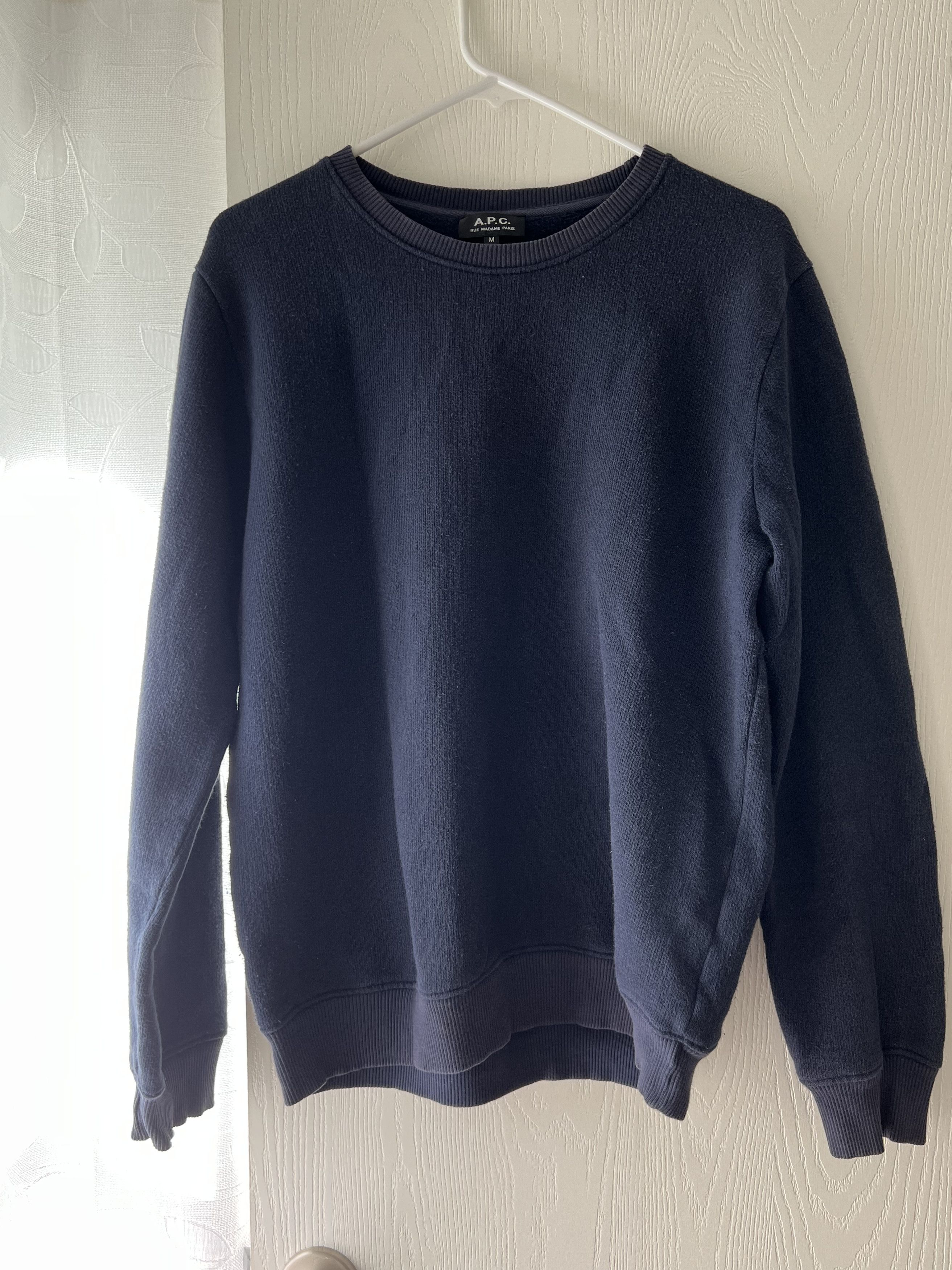 A.P.C. Navy Blue Jumper Size US M / EU 48-50 / 2 - 1 Thumbnail
