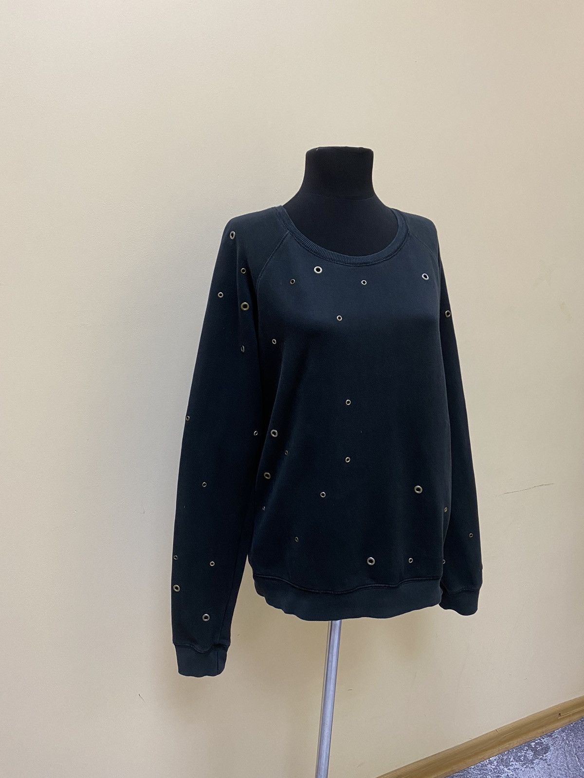 Zadig & Voltaire Zadig Voltaire Womens Black Designer Long Sleeve Sweatshirt Size M / US 6-8 / IT 42-44 - 2 Thumbnail