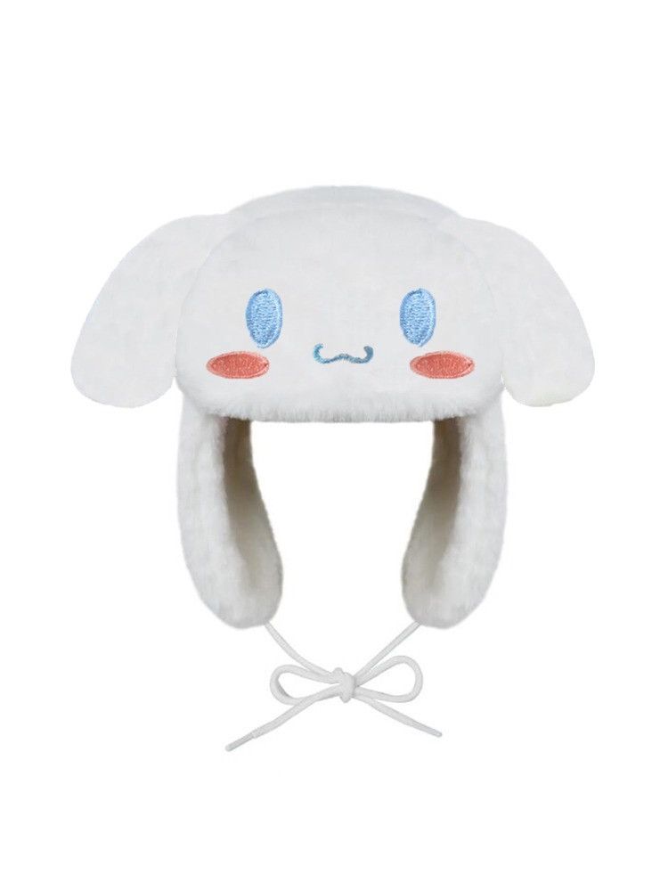 Japanese Brand Vintage Anime Cinnamoroll Dog Ushanka Autumn Winter Warm Hat Size ONE SIZE - 1 Thumbnail