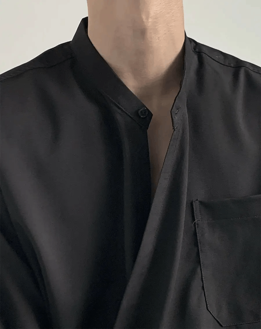 Japanese Brand × Vintage Cleanfit retro fashion wrap shirt Size US XL / EU 56 / 4 - 6 Thumbnail