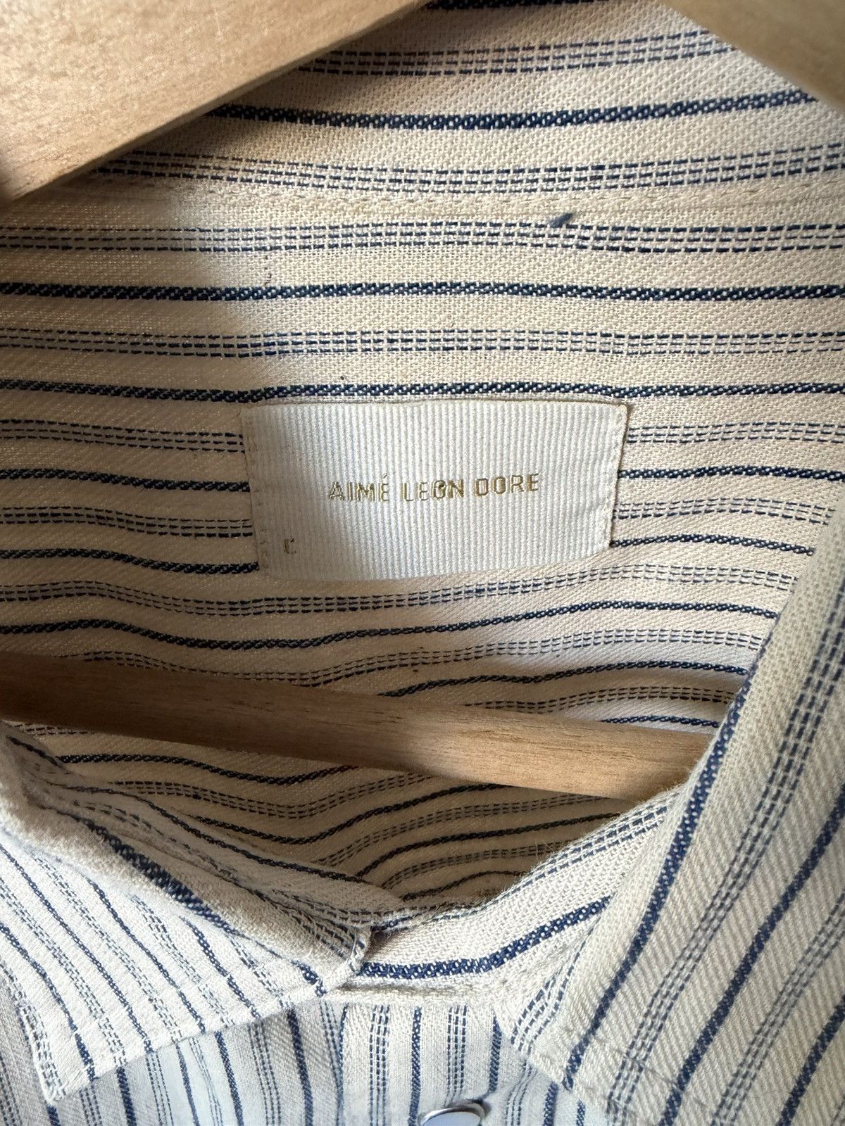 Aime Leon Dore Aime Leon Dore Pearl Snap Shirt Size US L / EU 52-54 / 3 - 3 Thumbnail