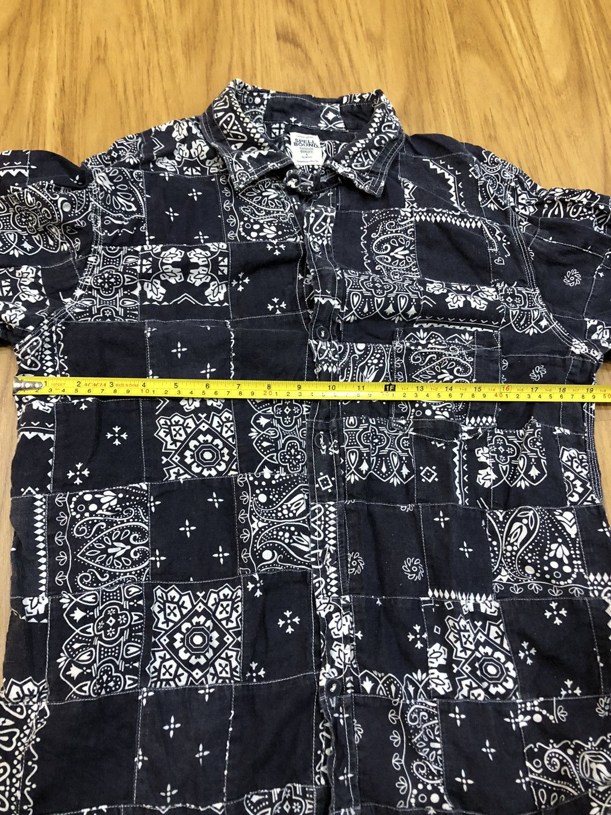 Kapital SpellBound Domingo Patchwork Bandana Half Sleeve Shirt Size US L / EU 52-54 / 3 - 6 Thumbnail