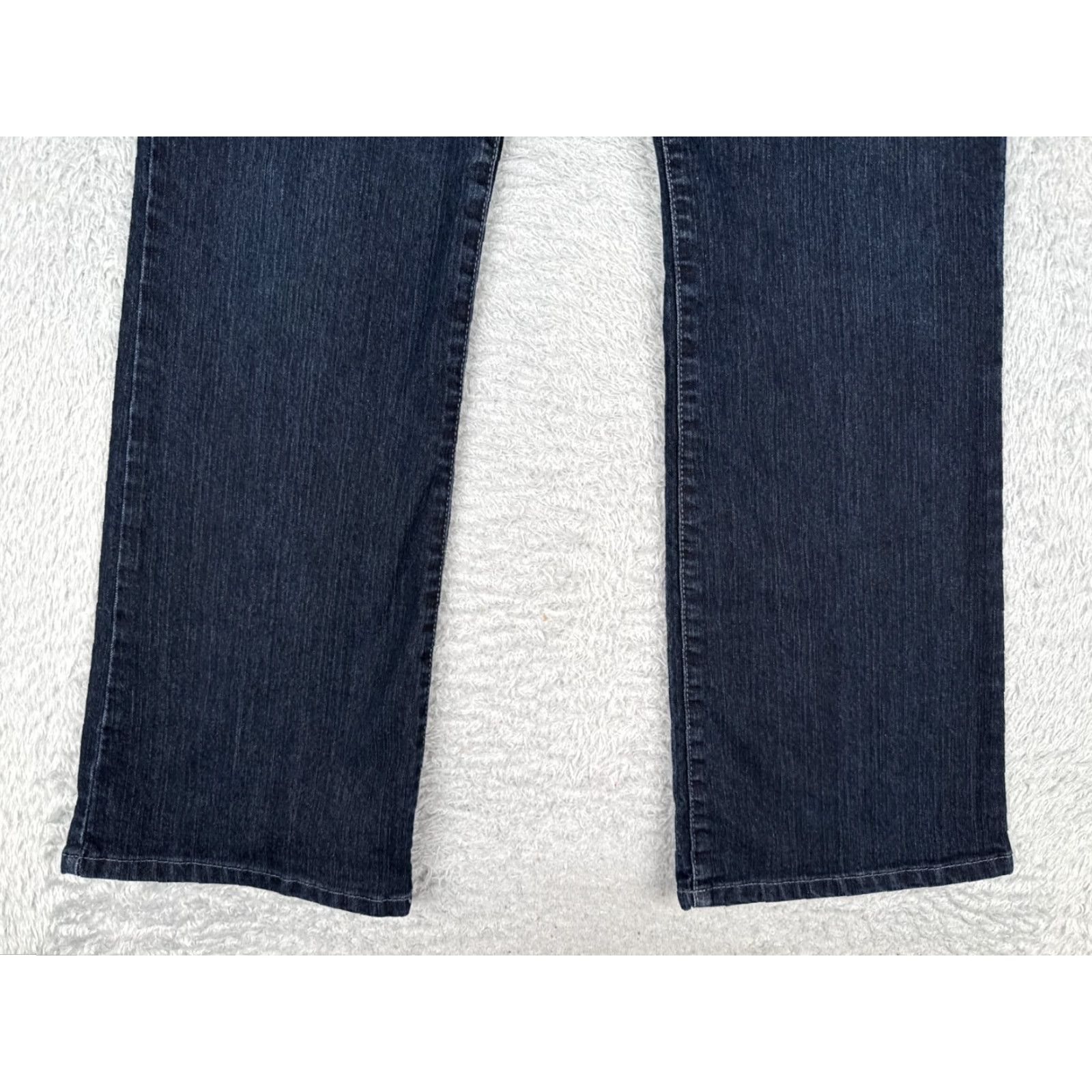Nine West Nine West Pants Women 10 Blue Denim Jeans Bootcut Cotton Dark Embellished 31x31 Size 32" / US 10 / IT 46 - 2 Thumbnail