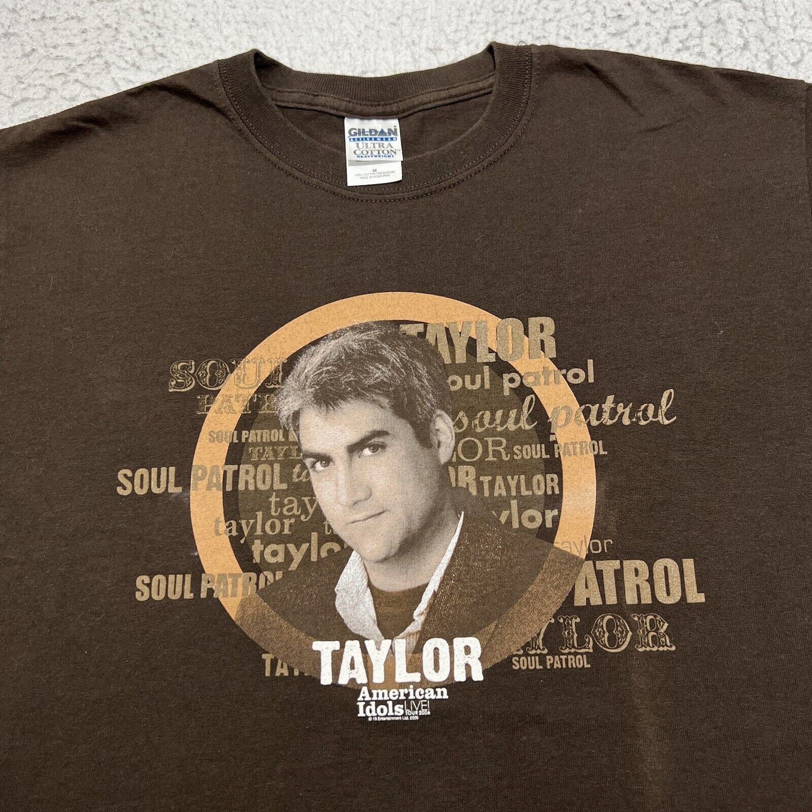Gildan Vintage American Idol Live Tour '06 Taylor Hicks Graphic Tee Size US M / EU 48-50 / 2 - 2 Thumbnail