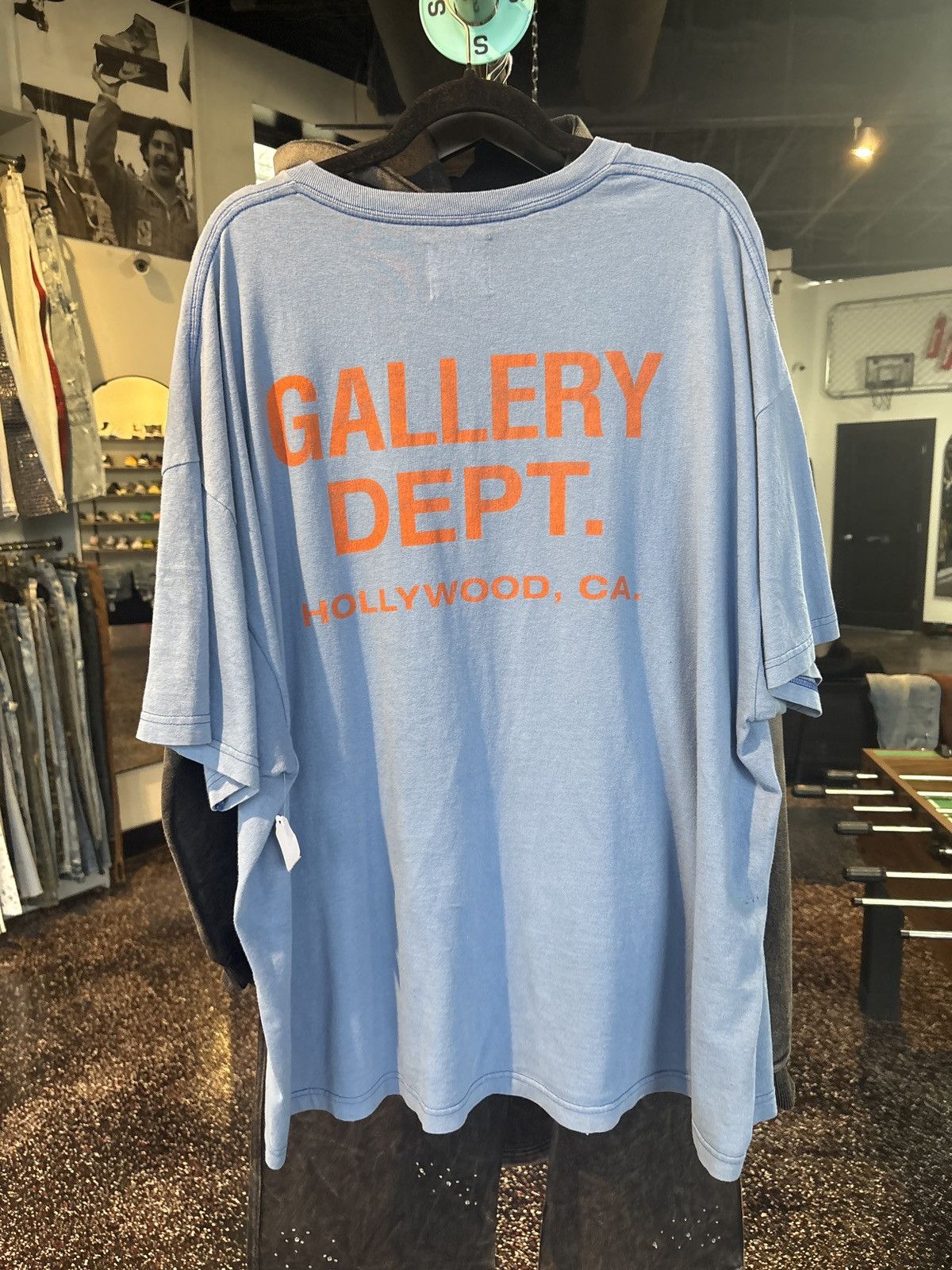 Gallery Dept. Gallery Dept Blue/Orange Logo Tees Size US XXL / EU 58 / 5 - 2 Thumbnail