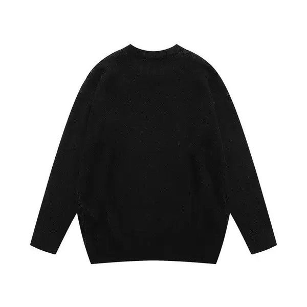 VIBE Slasher Knit Black Sweater with girl Punk rock gothic Size US M / EU 48-50 / 2 - 5 Thumbnail