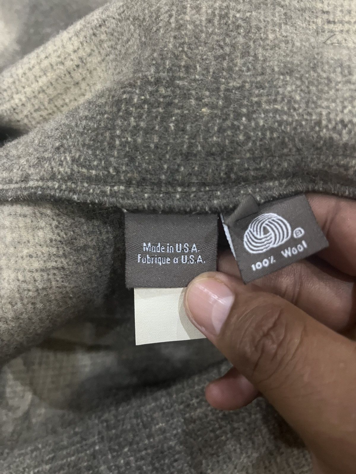 Calvin Klein × Vintage Vintage CALVIN KLEIN long jaket hoodies wool made in u.s.a Size US XL / EU 56 / 4 - 10 Thumbnail