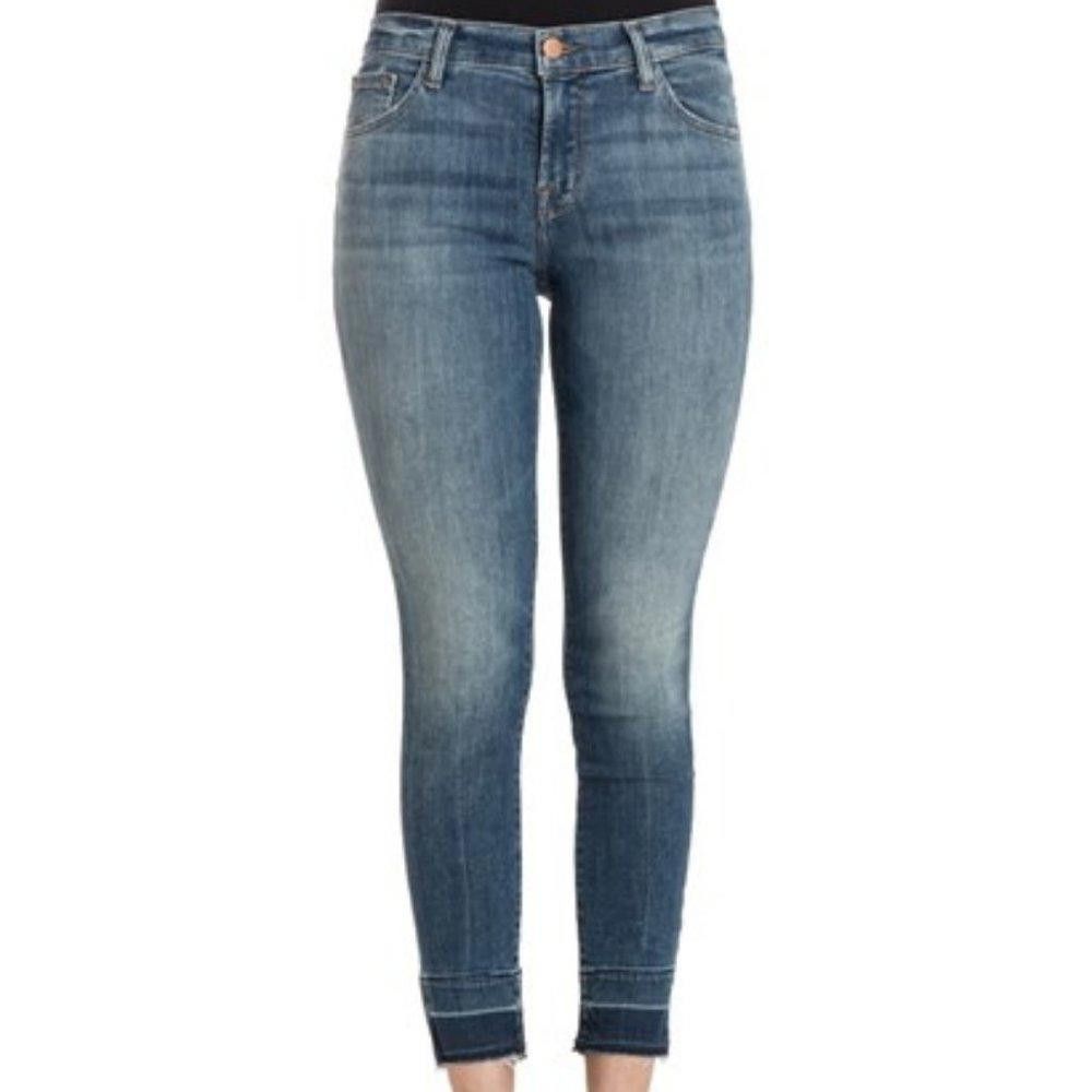 J Brand J Brand Jeans mid rise capris distressed hem 28 Size 28" / US 6 / IT 42 - 2 Thumbnail