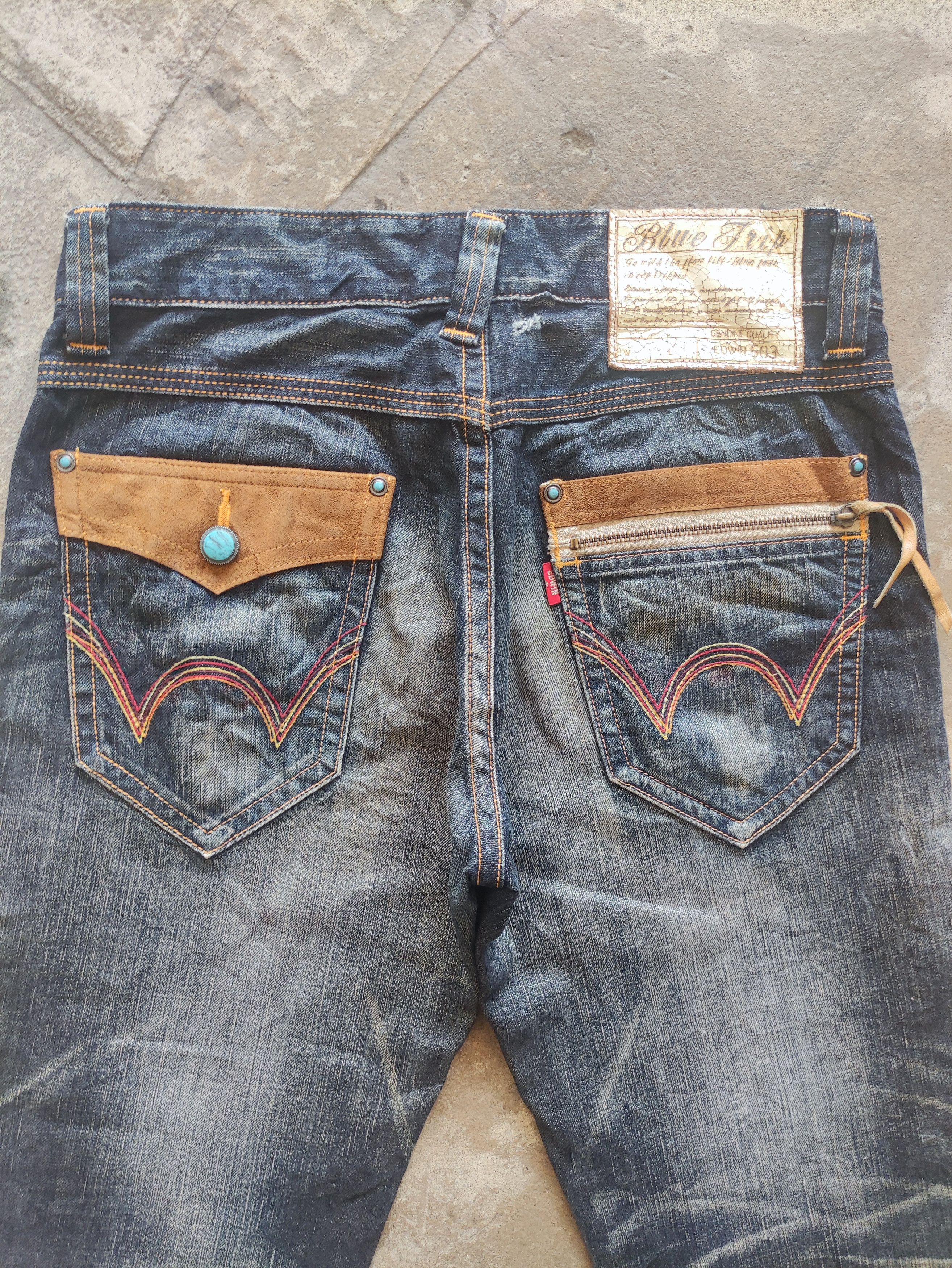Edwin Vintage Edwin Brand Faded Baggy Denim Pants Size US 34 / EU 50 - 10 Thumbnail