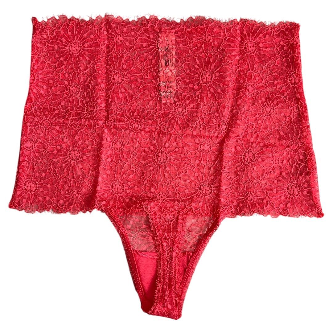 Victoria's Secret Victoria's Secret High-Rise Wild Watermelon Thong Panty, S Size ONE SIZE - 2 Thumbnail