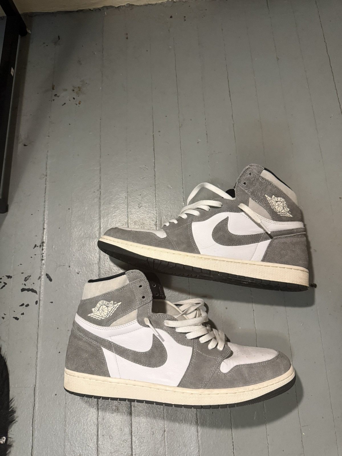 Jordan Brand Washed Black Jordan 1 Size US 14 / EU 47 - 1 Thumbnail
