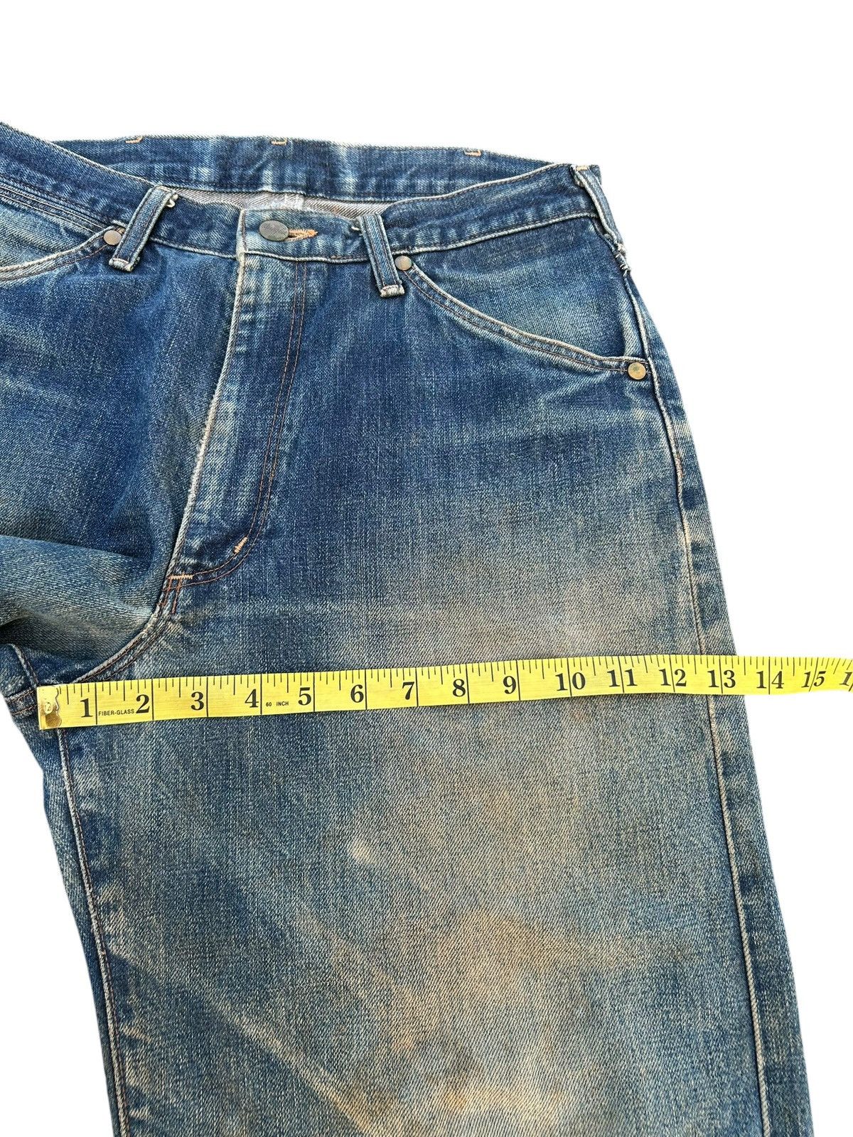 Japanese Brand × Kapital × Vintage Wrangler Selvedge Baggy Vintage Distressed Denim jeans Size US 30 / EU 46 - 21 Thumbnail