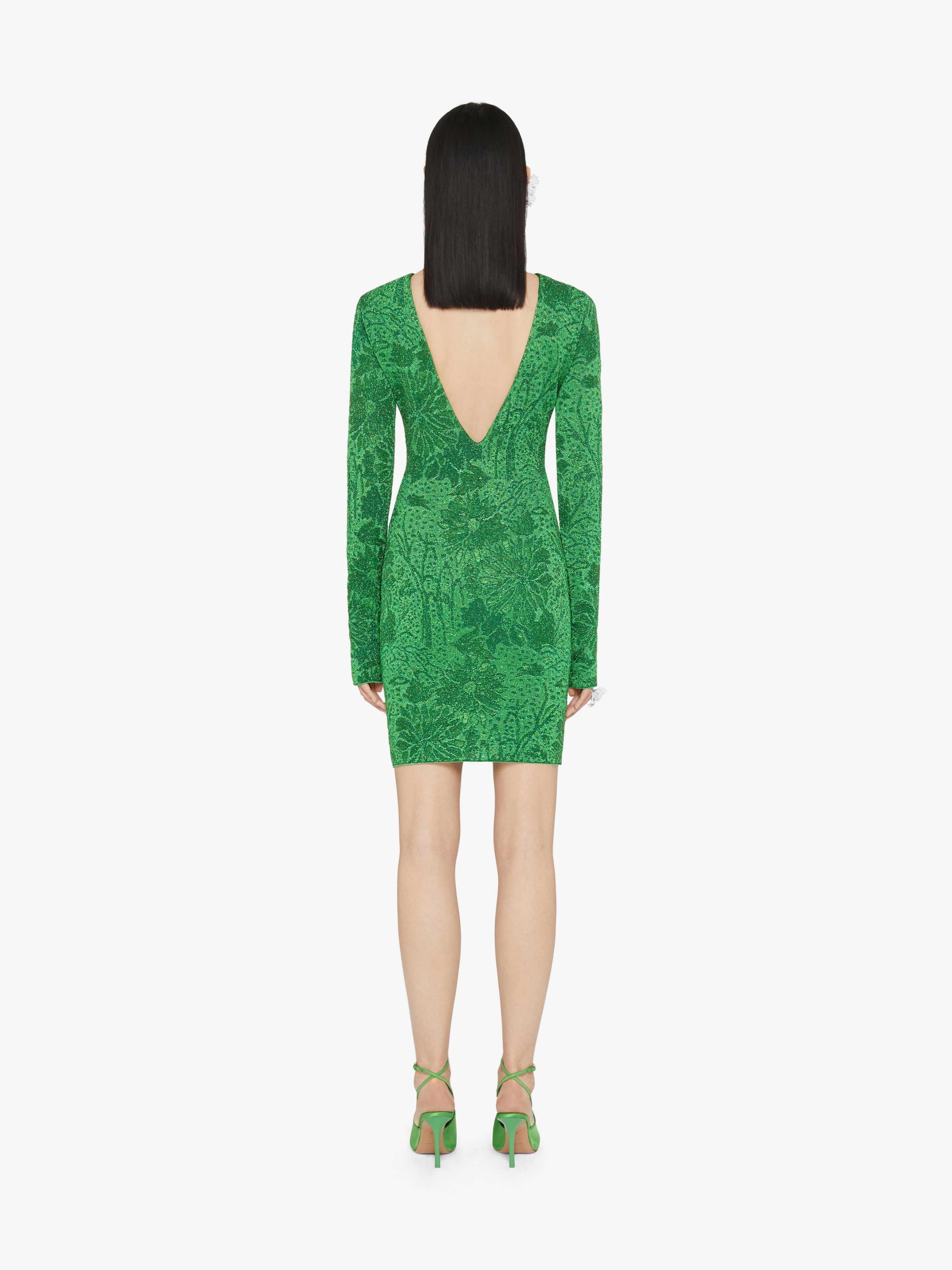 Givenchy o1y0925 Mini Dress in Green Size XS / US 0-2 / IT 36-38 - 5 Thumbnail