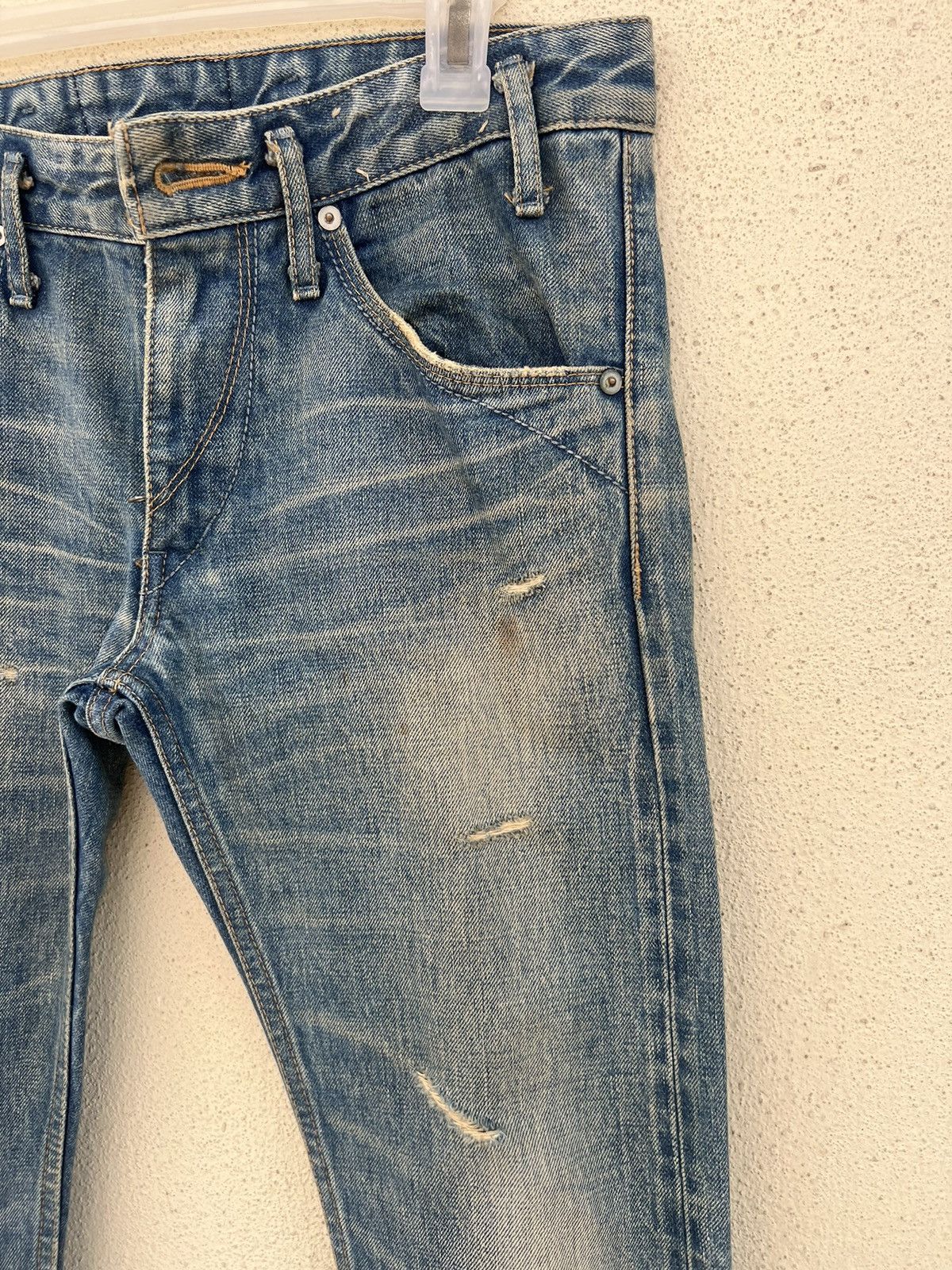 Mr. Olive Mr. Olive Japan Mud Denim Selvedge Distressed Jeans Size US 29 - 11 Thumbnail