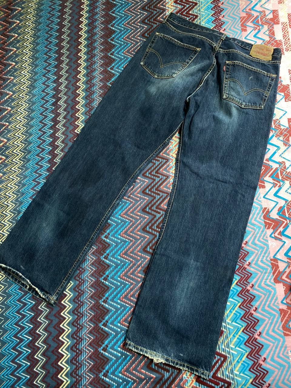 Levi's Levi's jeans 501 W38 vintage crazy Y2K streetwear Size US 38 / EU 54 - 22 Thumbnail