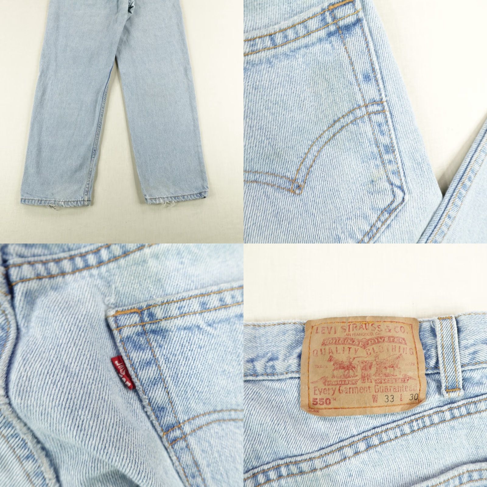 Levi's Vintage Levi's Jeans Relaxed Fit Men's 33x30 Blue Denim 550 Y2K USA Size US 30 / EU 46 - 8 Thumbnail