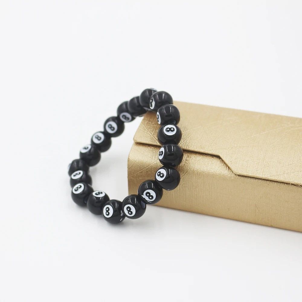 Jewelry × Vintage Black Ball 8 Bracelet Size ONE SIZE - 2 Thumbnail