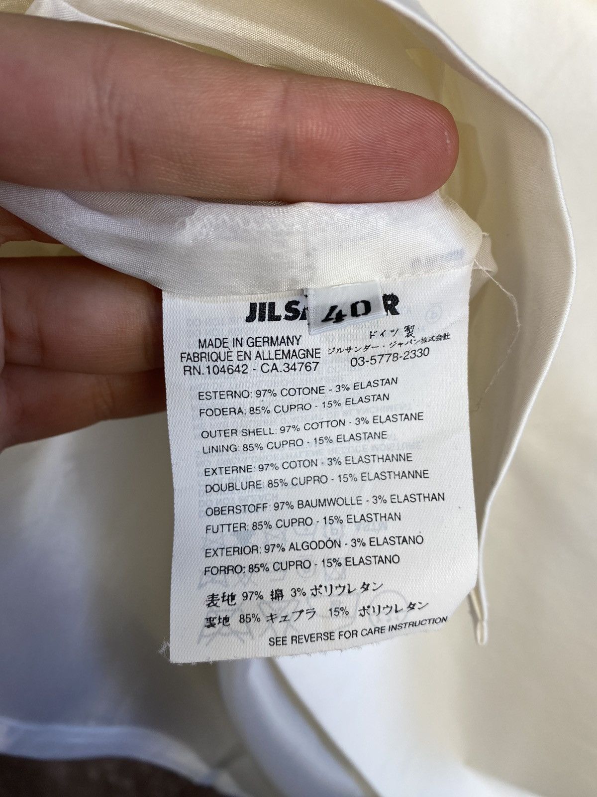 Jil Sander Womens Jil Sander Minimalist Midi Skirt Size 27" / US 4 / IT 40 - 5 Thumbnail