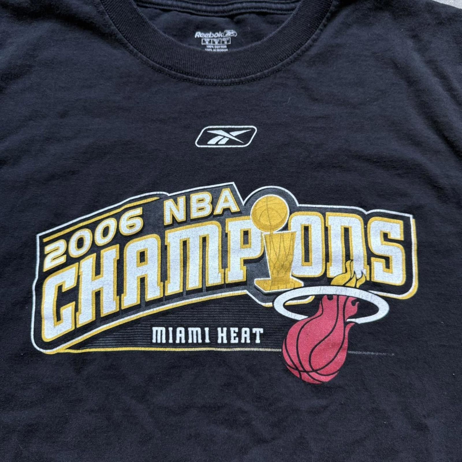 Reebok Reebok Miami Heat “Champions” 2006 Sports Graphic T-shirt Size US M / EU 48-50 / 2 - 3 Thumbnail