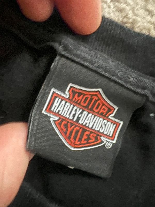 Harley Davidson tshirt Harley Davidson L Verona Italy rare og Size US L / EU 52-54 / 3 - 6 Thumbnail