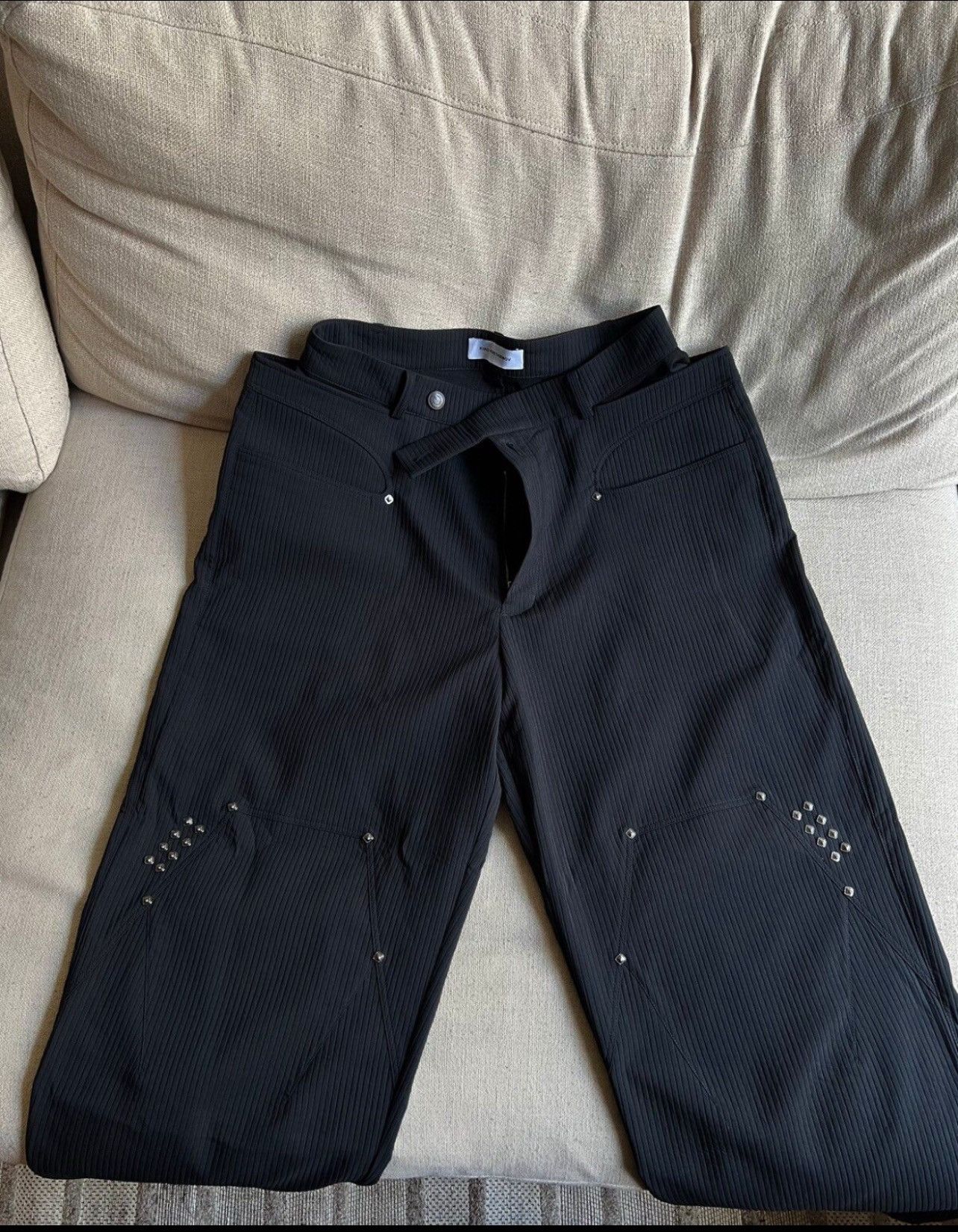 Kiko Kostadinov Kiki Kostadinov Anthras Wide Trousers Size US 34 / EU 50 - 8 Thumbnail