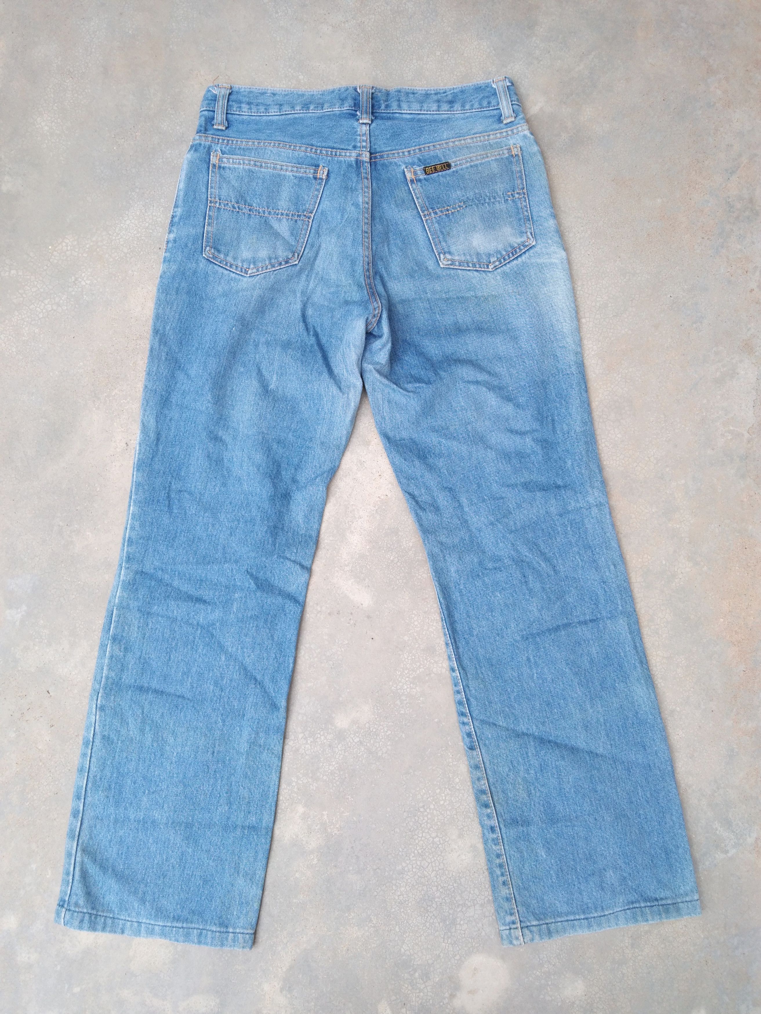 Japanese Brand Vintage BeeBell Japanese Jeans Workwear 30x29 Size US 30 / EU 46 - 2 Thumbnail