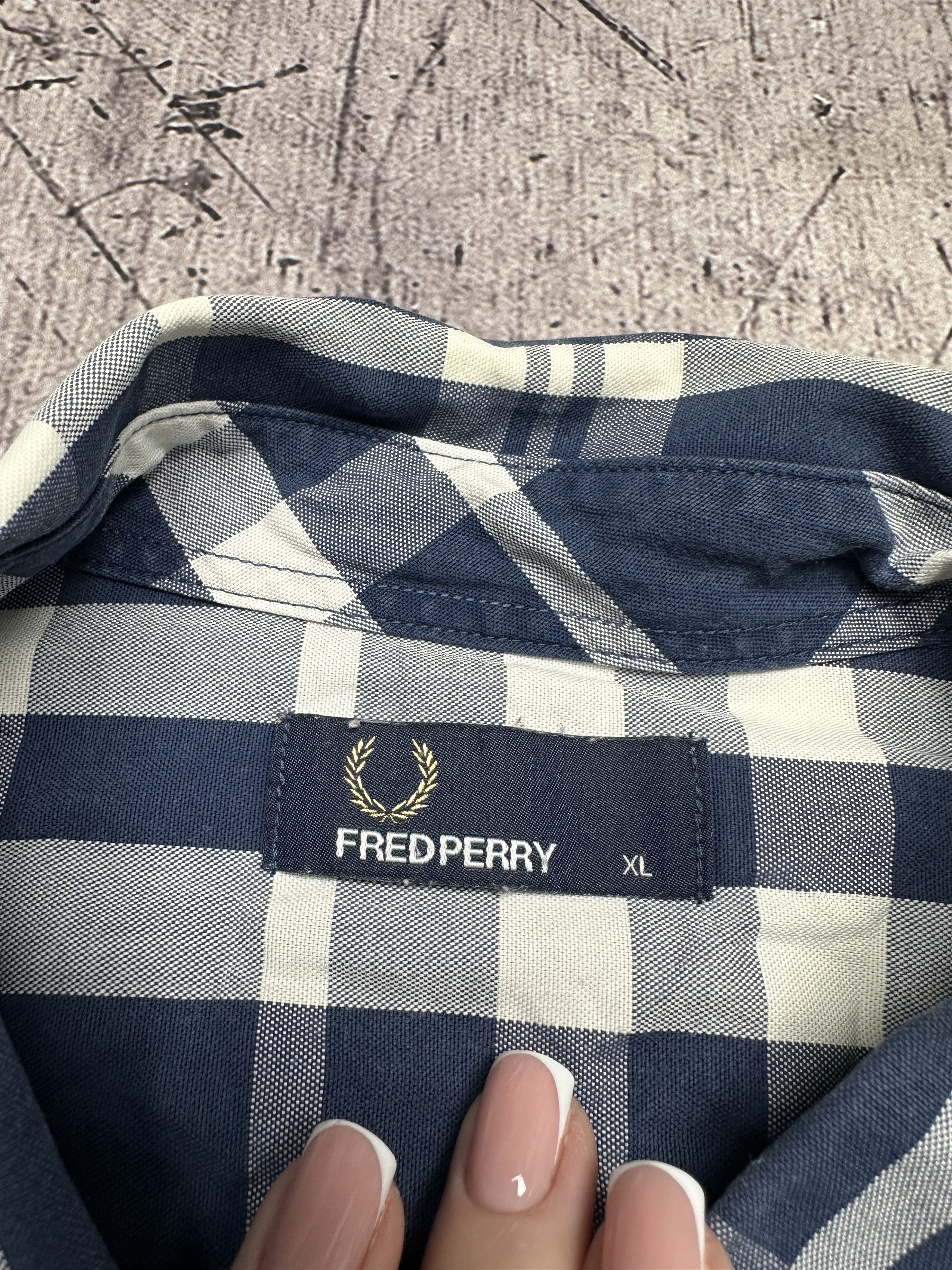 Fred Perry Fred Perry Mens Long Sleeve Plaid Shirt Size US XL / EU 56 / 4 - 4 Thumbnail