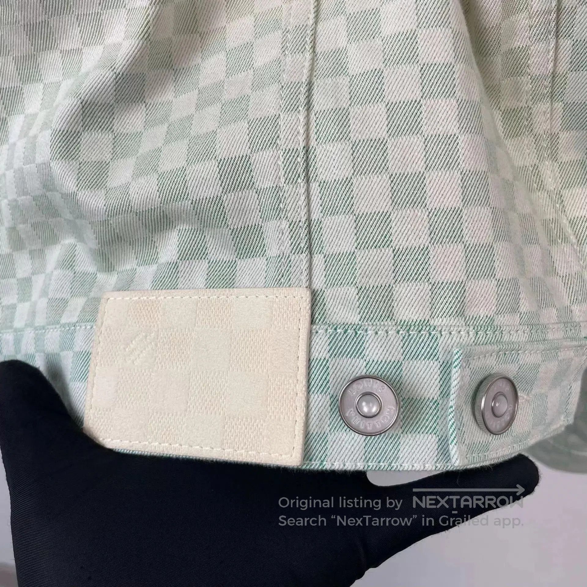 Louis Vuitton Multi Checkerboard Denim Jacket Size S. Size US S / EU 44-46 / 1 - 7 Thumbnail
