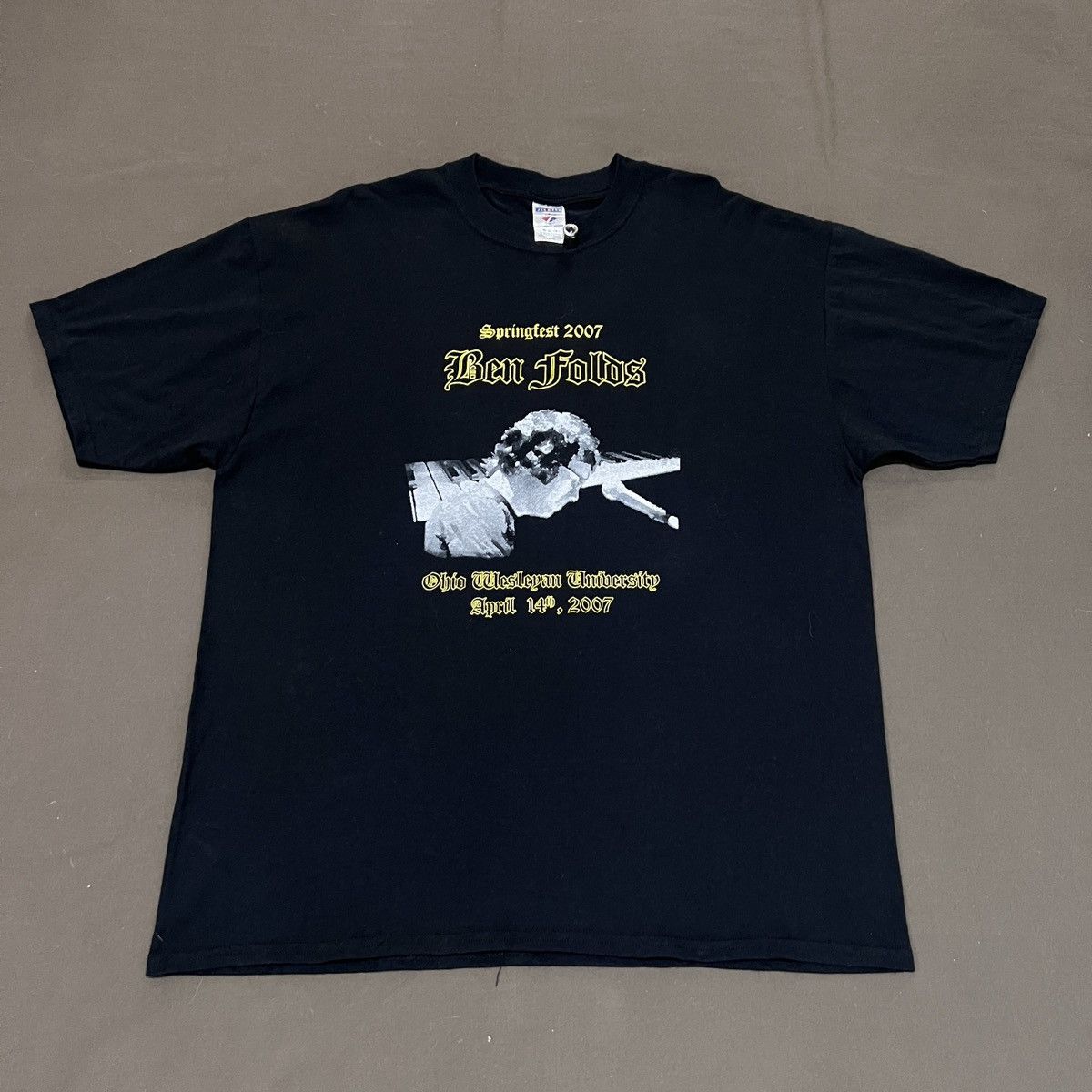 Band Tees Vintage Y2K 2007 Ben Folds Promo Tee XL ohio university Size US L / EU 52-54 / 3 - 2 Thumbnail