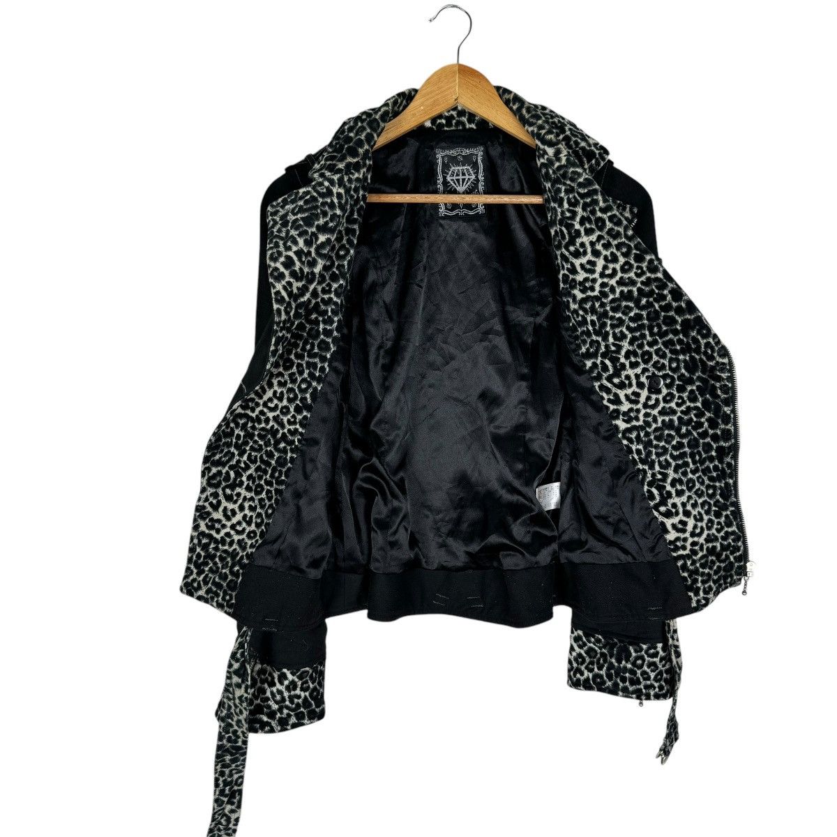 If Six Was Nine × Japanese Brand × Le Grande Bleu (L.G.B.) ☀️ALGONQUINS DOUBLE COLLAR LEOPARD JACKET Size S / US 4 / IT 40 - 7 Thumbnail