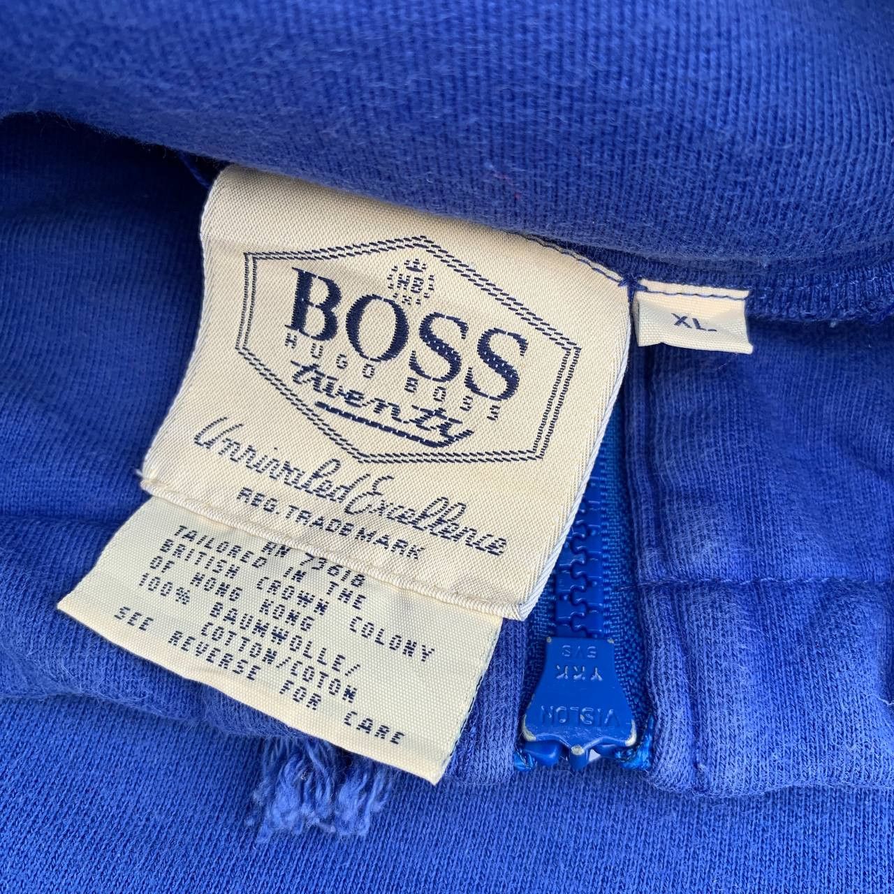 Hugo Boss Vintage HUGO BOSS 3/4 Zipper Sweatshirt Size US XL / EU 56 / 4 - 3 Thumbnail
