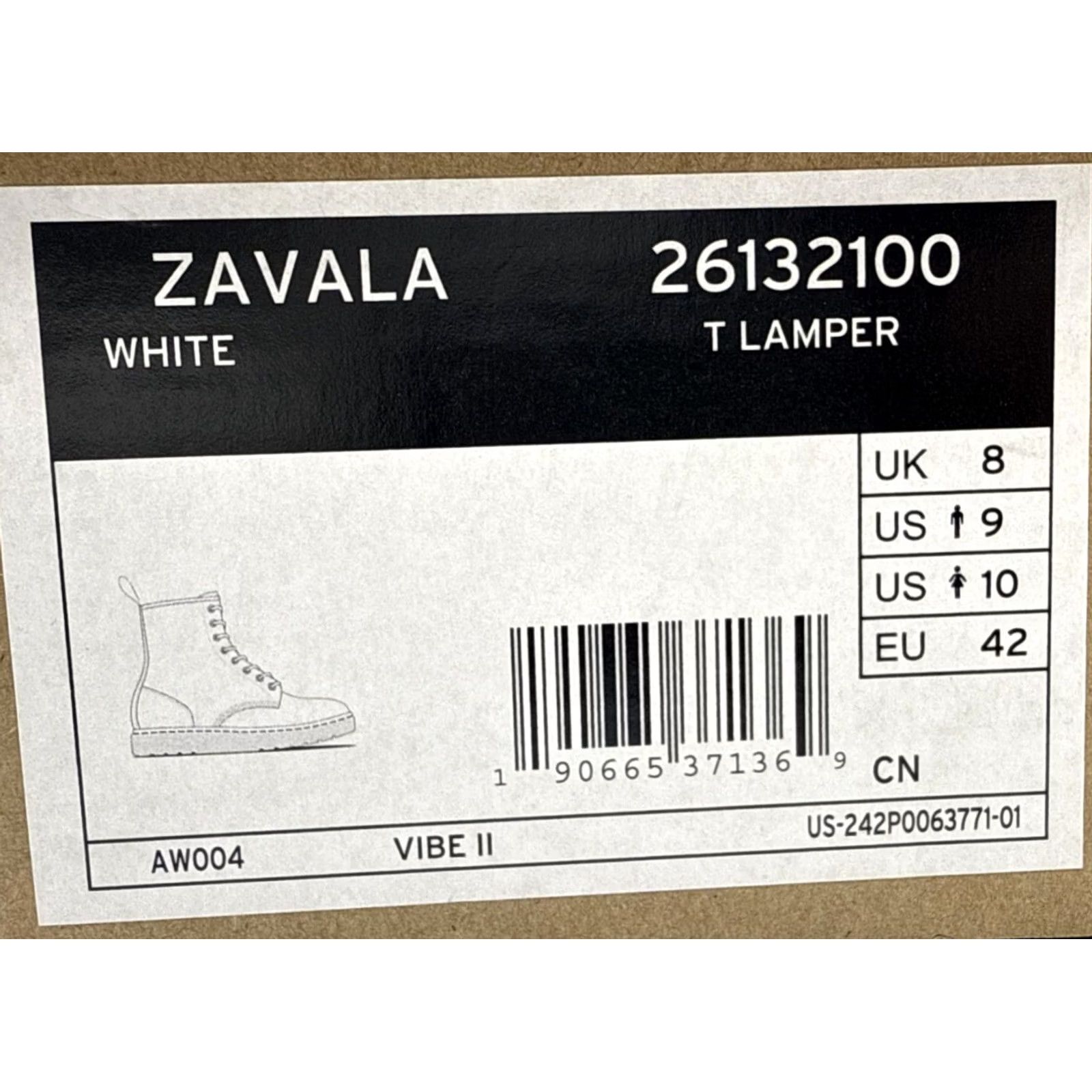 Dr. Martens Dr. Martens Zavala White Smooth Leather Combat Boots Womens Size 10 Boots Casual Womens 90s City Outdoor Retro Combat Boot Vel Azaw Size US 8 / IT 38 - 7 Thumbnail