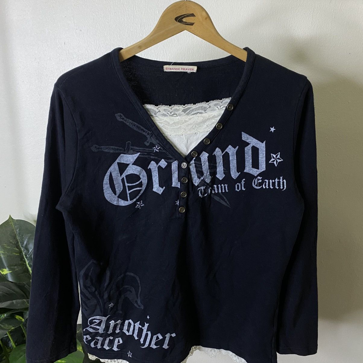 If Six Was Nine StrangeHeaven Seditionaries Poem Cyber Punk Double Layer LS Size M / US 6-8 / IT 42-44 - 2 Thumbnail