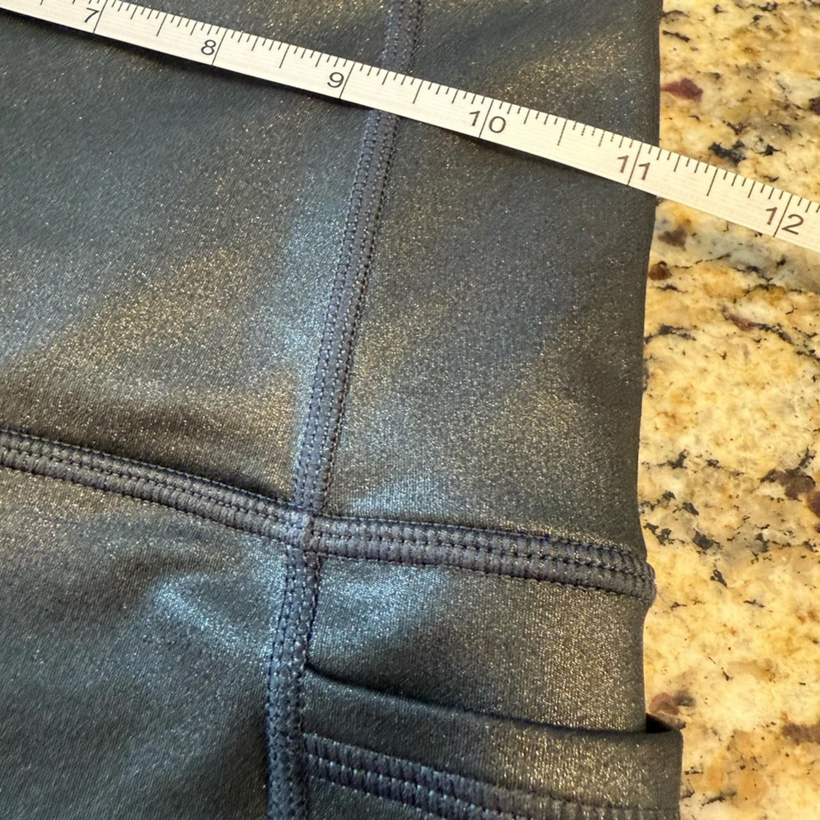 Other Athleta Inclination Moto Tight black shimmery leggings XXS Size 25" / US 0 / IT 36 - 8 Thumbnail