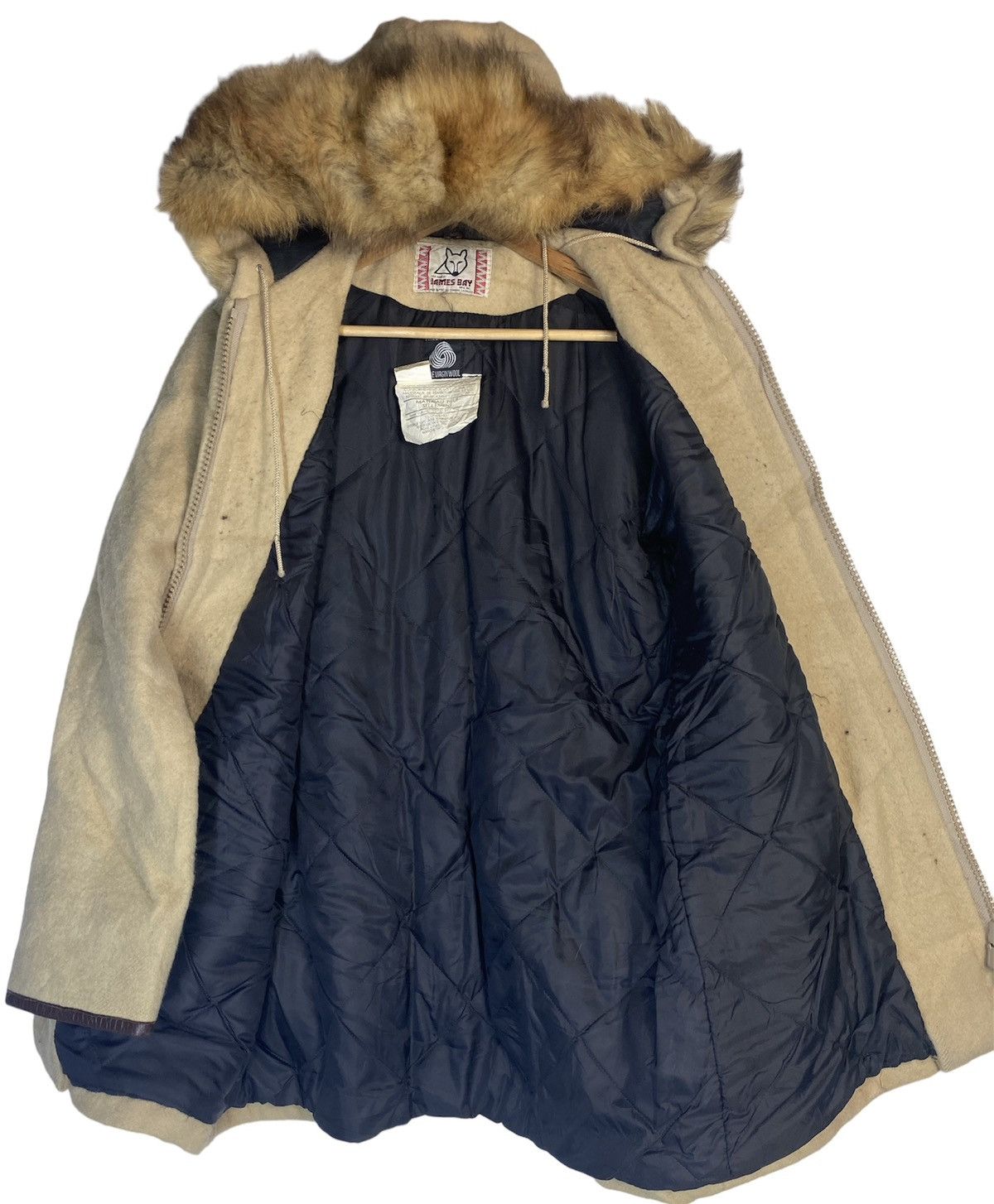 If Six Was Nine VINTAGE JAMES BAY MFG. INC. ARCTIC SCENE WOOL PARKA Size M / US 6-8 / IT 42-44 - 3 Thumbnail