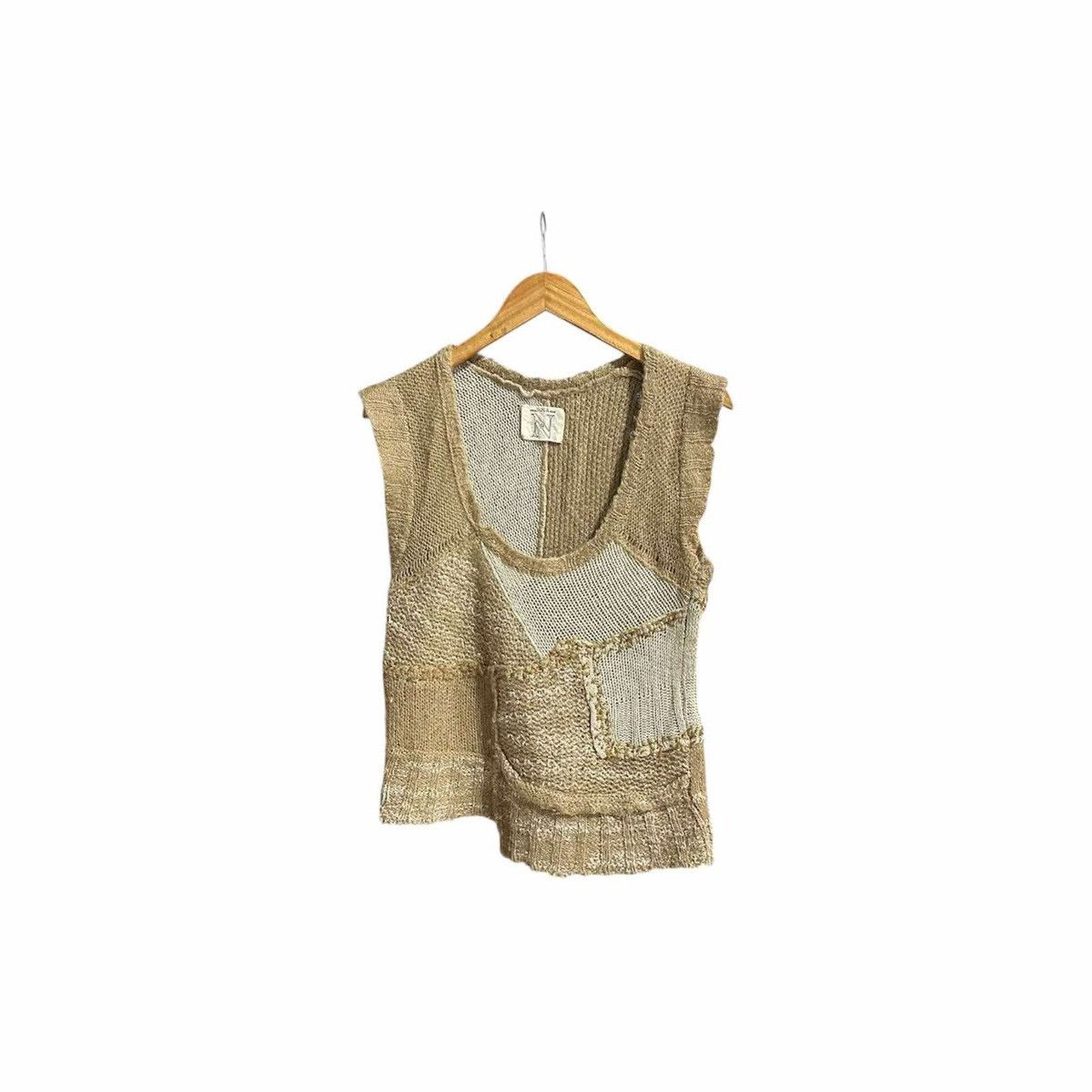 Hysteric Glamour × If Six Was Nine × Japanese Brand 🔥Sick Y2K Rna Distressed Knit Asymmetric Sleeveless Punk Size US M / EU 48-50 / 2 - 9 Thumbnail
