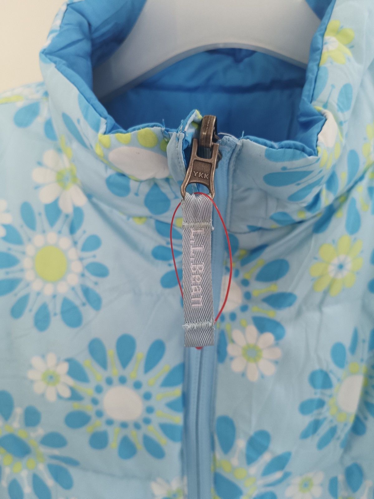 L.L. Bean × Vintage L.L Bean Blue Floral Puffer Size L / US 10 / IT 46 - 7 Thumbnail