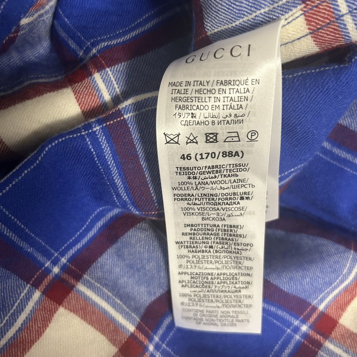 Gucci New Gucci X Pablo Delcielo Oversized Wool Flannel Size 46 Size US S / EU 44-46 / 1 - 8 Thumbnail