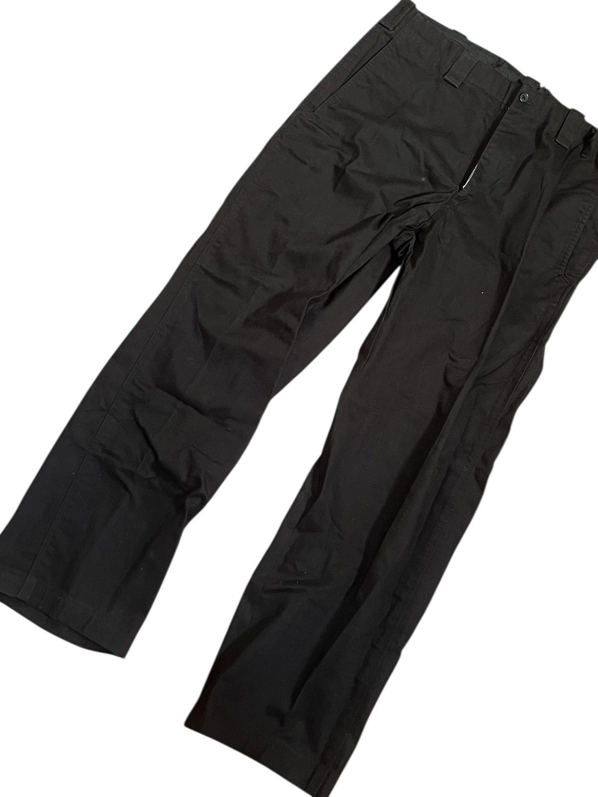 Yohji Yamamoto TAX FREE 🇺🇸 yohji yamamoto y’s red label black trousers Size US 33 - 2 Thumbnail