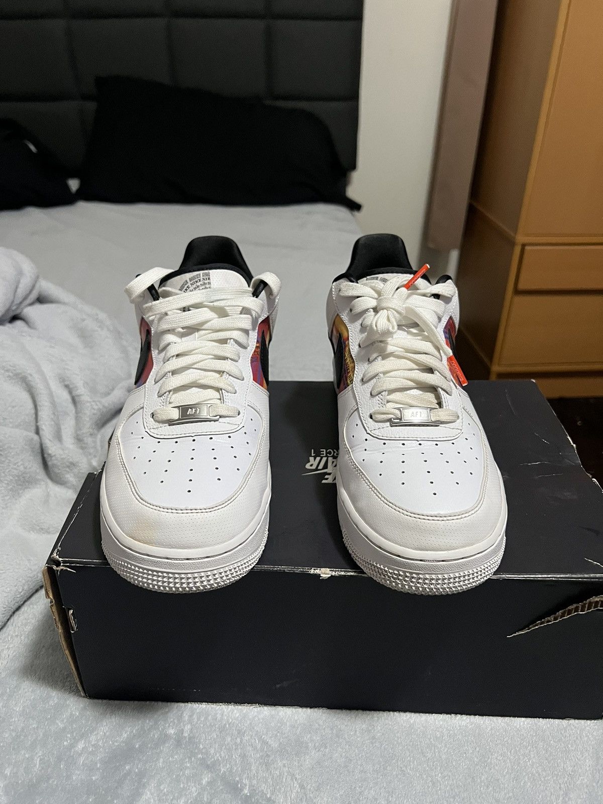 Nike Air Force 1 Vintage Mosaic White Size US 9.5 / EU 42-43 - 1 Thumbnail