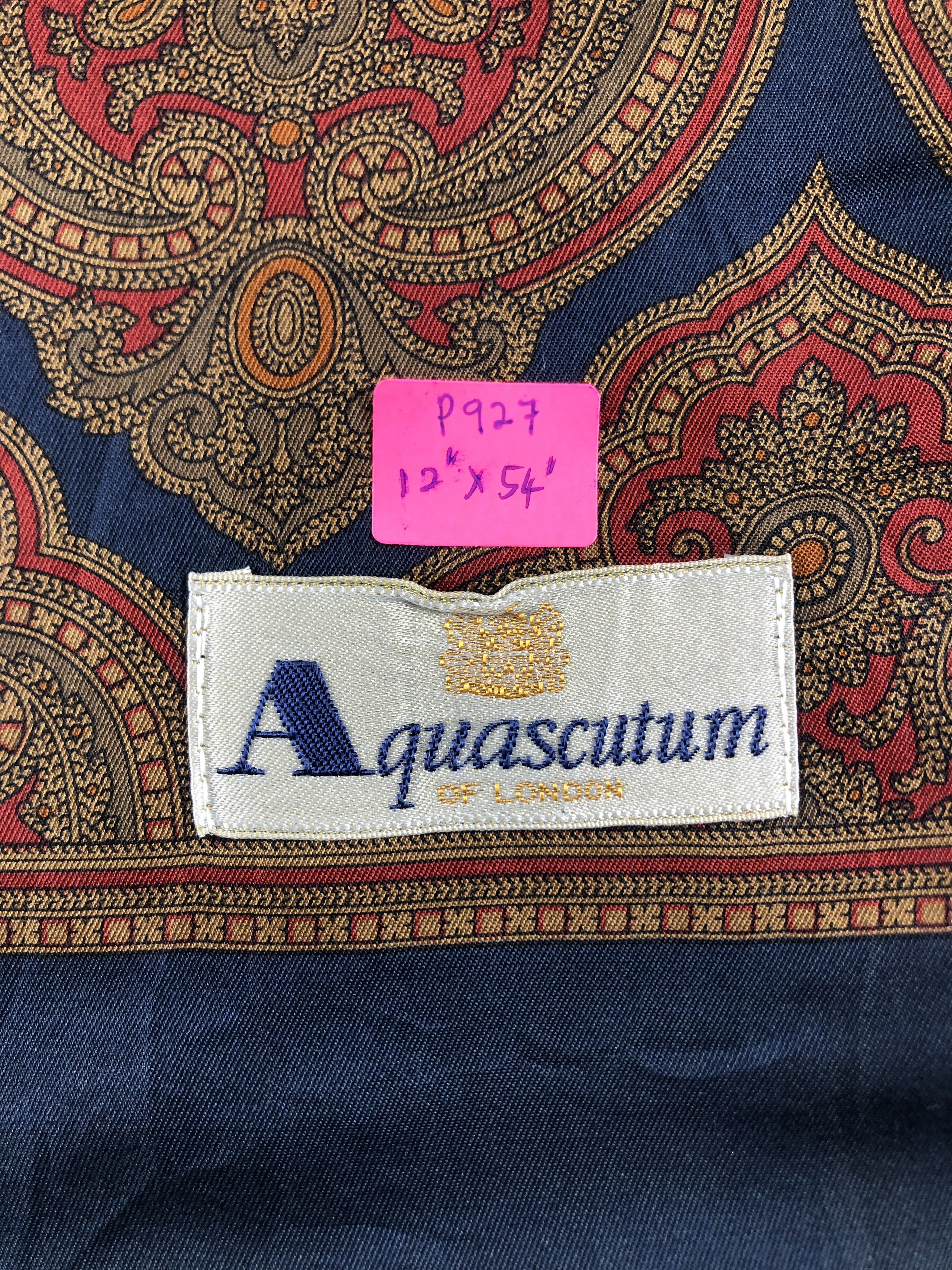 Aquascutum Aquasqutum Silk Cashmere Scarf / Muffler / Neckwear P927 Size ONE SIZE - 4 Thumbnail