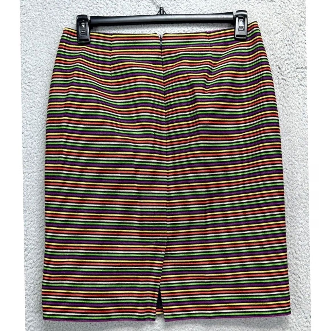 Talbots Talbots Skirt Suit Womens 8 Multi Striped Button Front Pencil Straight Jacket Set 2 Piece Notch Lapel VINTAGE? Size 30" / US 8 / IT 44 - 4 Thumbnail