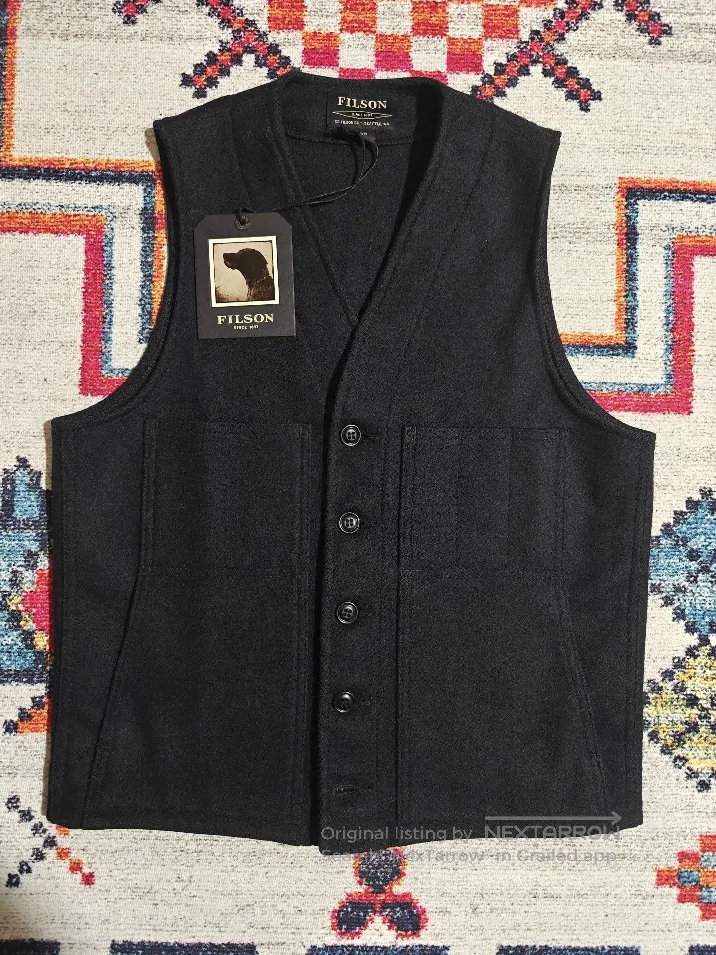 Filson Filson Mackinaw Heavy Wool Work Vest. Size US S / EU 44-46 / 1 - 1 Thumbnail