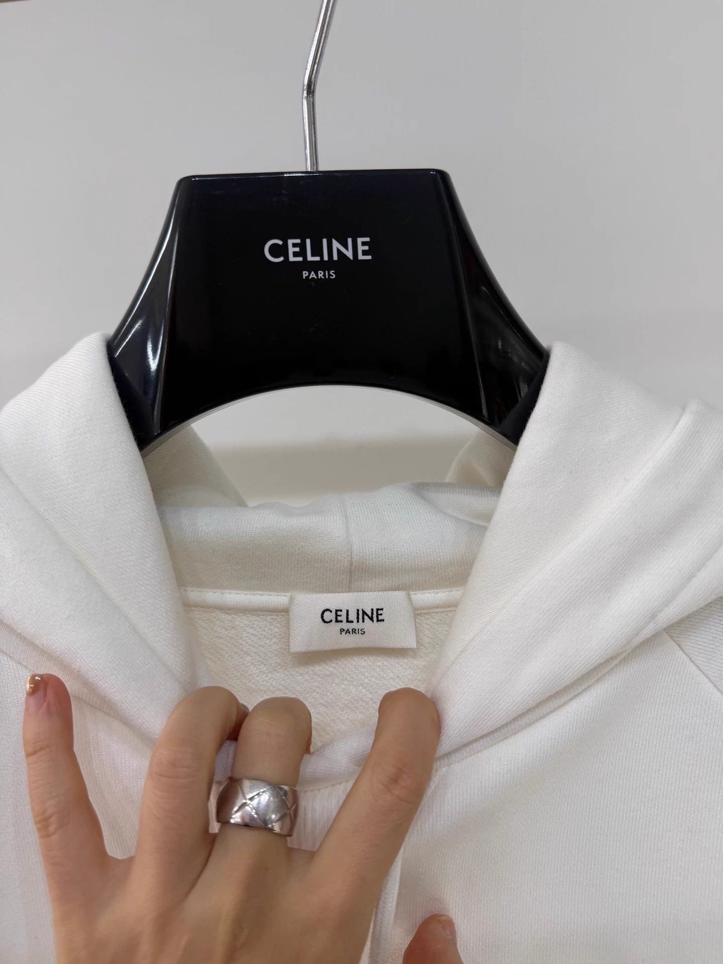 Celine Celine Embroidered Logo Sweatshirt M Size M / US 6-8 / IT 42-44 - 3 Thumbnail